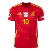 Camiseta España Dani Olmo #10 Primera Equipación Eurocopa 2024 manga corta